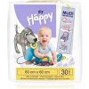 BELLA Baby Happy Baby Underpads jednorazové prebaľovacie podložky 60x60xm 30 ks