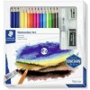 Akvarelové ceruzky, sada, so štetcom, gumou, strúhadlom, grafitovou ceruzkou, STAEDTLER Akvarelové ceruzky, sada, so štetcom, gumou, strúhadlom, grafitovou ceruzkou, STAEDTLER
