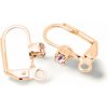 Crystal-ZONE Náušnicový háčik zdobený chaton 15/7mm rose gold Crystal-ZONE Náušnicový háčik zdobený chaton 15/7mm rose gold