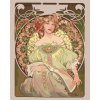 ZUTY Maľovanie podľa čísel SEN ALFONS MUCHA Rámovanie vypnuté plátno na rám Rozmer 80 x 100 cm