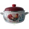 Metalac plytký kastról s pokrievkou,24 cm / 4,75 l, dekorácia kohút Metalac plytký kastról s pokrievkou,24 cm / 4,75 l, dekorácia kohút
