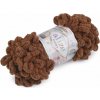 Pletacia priadza Alize Puffy 100 g - (321) hnedá orechová Pletacia priadza Alize Puffy 100 g - (321) hnedá orechová
