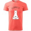 Yoga Llamaste - Klasické pánske tričko vyššej gramáže - 4XL ( Korálová ) Yoga Llamaste - Klasické pánske tričko vyššej gramáže - 4XL ( Korálová )