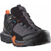 Salomon Dámske turistické topánky X ULTRA ALPINE MID GTX W nine iron/black/red orange purple/black