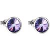 Oceľové náušnice Preciosa Uniques 7095 43 fialová Oceľové náušnice Preciosa Uniques 7095 43 fialová