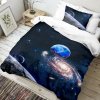 Kvalitex bavlna obliečky Vesmír 3D 140x200 70x90