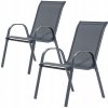 Záhradná stolička MEVEN plast sivá Záhradná stolička MEVEN plast sivá