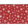 Dimex, Vianočný obrus na metre červený - šírka 140 cm Dimex, Vianočný obrus na metre červený - šírka 140 cm