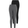 esmara® Dámske legíny, 2 kusy (čierna/sivá, S (36/38)) (100387856) esmara® Dámske legíny, 2 kusy (čierna/sivá, S (36/38)) (100387856)