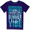 Winkiki chlapčenské tričko WJB 01778 modrá tmavo