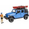 Auto Bruder 2529 Jeep Wrangler Rubicon s kajakem a figurkou Auto Bruder 2529 Jeep Wrangler Rubicon s kajakem a figurkou