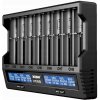 Nabíjačka XTAR VC8S 10440-26650 AAA AA A SC C Li-ION/Ni-MH, 8 kanálov, USB-C Nabíjačka XTAR VC8S 10440-26650 AAA AA A SC C Li-ION/Ni-MH, 8 kanálov, USB-C