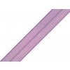 Pro Háčkování Lemovací pruženka š.20 mm fialová lila Pro Háčkování Lemovací pruženka š.20 mm fialová lila