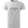 Ekg rybárčenie - Klasické pánske tričko vyššej gramáže - 2XL ( Svetlosivý melír ) Ekg rybárčenie - Klasické pánske tričko vyššej gramáže - 2XL ( Svetlosivý melír )