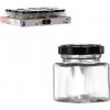 Home Sklenená dóza 80 ml Home Sklenená dóza 80 ml