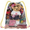Junior S9 vrecko na prezuvky s potlačou Boom Bear
