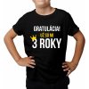 Gratulácia! Už sú mi štyri tri roky - detské tričko s potlačou - Tričkový | 2 | Čierna | Baby t-shirt Gratulácia! Už sú mi štyri tri roky - detské tričko s potlačou - Tričkový | 2 | Čierna | Baby t-shirt