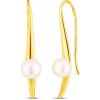 JwL Luxury Pearls Elegantné pozlátené náušnice s perlami JL0856 JwL Luxury Pearls Elegantné pozlátené náušnice s perlami JL0856