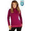 Litex Dámská mikina s rolákem 7E250 Vínová