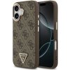 Guess PU Leather 4G Triangle Logo Gold Frame MagSafe kryt pre iPhone 17, hnedý 57983127107 Guess PU Leather 4G Triangle Logo Gold Frame MagSafe kryt pre iPhone 17, hnedý 57983127107