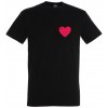 Koza Bobkov tričko Heart small čierna