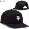 Fox šiltovka W Boundary Trucker, black/white, one size Fox šiltovka W Boundary Trucker, black/white, one size
