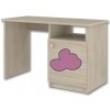 Písací stôl Mráček - Ružová Písací stôl Mráček - Ružová