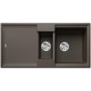 Blanco Adira Silgranitový drez, 100x50 cm, s ovládaním odtoku a príslušenstvom, InFino, kávová 527608 Blanco Adira Silgranitový drez, 100x50 cm, s ovládaním odtoku a príslušenstvom, InFino, kávová 527608