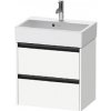 Duravit Ketho.2 - Umývadlová skrinka, 55x58x39 cm, 2 zásuvky, matná biela K25273018180000 Duravit Ketho.2 - Umývadlová skrinka, 55x58x39 cm, 2 zásuvky, matná biela K25273018180000