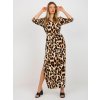 Dlhé dámske šaty s leopardím vzorom I. Dlhé dámske šaty s leopardím vzorom I.