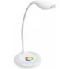 GTV Stolní lampa GALACTIC LED, 5W, 240lm, 5V DC, 4000 K, RGB ovladač, USB nabíjení, bílá GTV Stolní lampa GALACTIC LED, 5W, 240lm, 5V DC, 4000 K, RGB ovladač, USB nabíjení, bílá