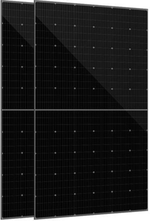 DAH 455Wp Fotovoltický Panel monokryštalický Full screen Čierny rám