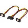 PremiumCord Napájecí rozdvojka k HDD SATA - 2x SATA - zalomený 90°, kfsa-23 PremiumCord Napájecí rozdvojka k HDD SATA - 2x SATA - zalomený 90°, kfsa-23