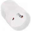 Zásuvka pre predlžovací kábel, 250V/16A, IP20, biela Zásuvka pre predlžovací kábel, 250V/16A, IP20, biela