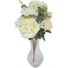 Peónia & Hortenzia kytica 48cm krémová umelá Peónia & Hortenzia kytica 48cm krémová umelá