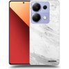 Picasee silikónový čierny obal pre Xiaomi Redmi Note 13 Pro 4G - White marble Picasee silikónový čierny obal pre Xiaomi Redmi Note 13 Pro 4G - White marble