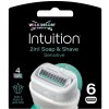 Wilkinson Sword Intuition 2v1 Sensitive Skin 6 náhradných hlavíc do holiaceho strojčeka Wilkinson Sword Intuition 2v1 Sensitive Skin 6 náhradných hlavíc do holiaceho strojčeka