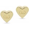Liu Jo Pozlátené srdiečkové náušnice Fashion LJ2632 Liu Jo Pozlátené srdiečkové náušnice Fashion LJ2632