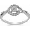 Nefertitis Prsteň strieborný s brúseným diamantom Ag 925 027219 DIA - 57 mm (US 8), 2,3 g Nefertitis Prsteň strieborný s brúseným diamantom Ag 925 027219 DIA - 57 mm (US 8), 2,3 g