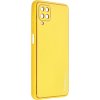 Plastové puzdro na Samsung Galaxy A12 A125/M12 M127 Forcell LEATHER žlté Plastové puzdro na Samsung Galaxy A12 A125/M12 M127 Forcell LEATHER žlté