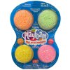PlayFoam 4pack trblietavé Modelína/Plastelína guličková 4 farby s trblietkami na karte