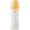 CHICCO Dojčenská sklenená fľaša Perfect Easy 240 ml, pomalý silikónový prietok, neutrálna, 0m+ CHICCO Dojčenská sklenená fľaša Perfect Easy 240 ml, pomalý silikónový prietok, neutrálna, 0m+