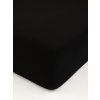 MKLozkoviny.sk Jersey plachta s elastanom Deluxe 180 × 200 cm – čierna MKLozkoviny.sk Jersey plachta s elastanom Deluxe 180 × 200 cm – čierna