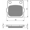 KH84 Brzdové platničky GOLDfren 007 KH84 Brzdové platničky GOLDfren 007