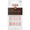 Kiss umelé nechty Classy M French s lepidlom, 28 ks Kiss umelé nechty Classy M French s lepidlom, 28 ks