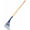 Hrable planžetové modré s násadou kov / drevo 80cm náradie Hrable planžetové modré s násadou kov / drevo 80cm náradie