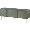 Cama Skříň RTV 3D TRESSE 150x40x55 matně zelená Cama Skříň RTV 3D TRESSE 150x40x55 matně zelená