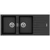 Kuchyňský dřez Sinks Perfecto 1160 DUO Metalblack 74 ACRPE1160500274 Kuchyňský dřez Sinks Perfecto 1160 DUO Metalblack 74 ACRPE1160500274