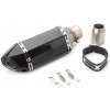 Univerzálny športový tlmič výfuku 370 mm, 110 mm, 51 mm Univerzálny športový tlmič výfuku 370 mm, 110 mm, 51 mm