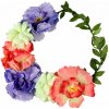 RAPPA čelenka veniec s kvetinami farebný